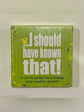 I Should Have Known That! Trivia Game - Green